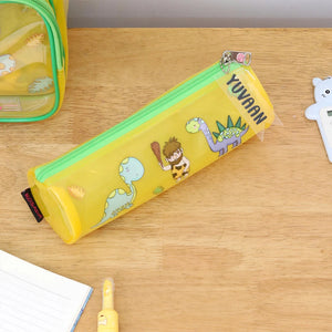 Sunny Dino Jelly Pencil Pouch