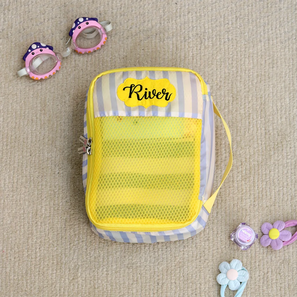 Amalfi Yellow 5 Piece Packing Cube Set