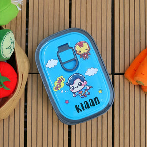 Superhero Steel Lunch Box