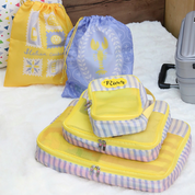 Amalfi Yellow 5 Piece Packing Cube Set