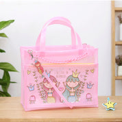Mermaid Magic Double Pocket Jelly Tote Bag & Wet Pouch