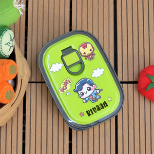 Superhero Steel Lunch Box