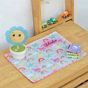 Set of 2 Blue Unicorn Table Mat