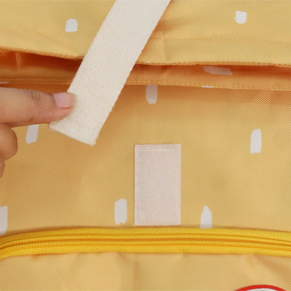 Yellow Roll Top Backpack