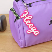 Purple Sports Duffle Bag