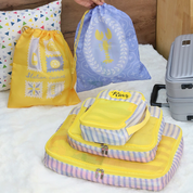 Amalfi Yellow 5 Piece Packing Cube Set
