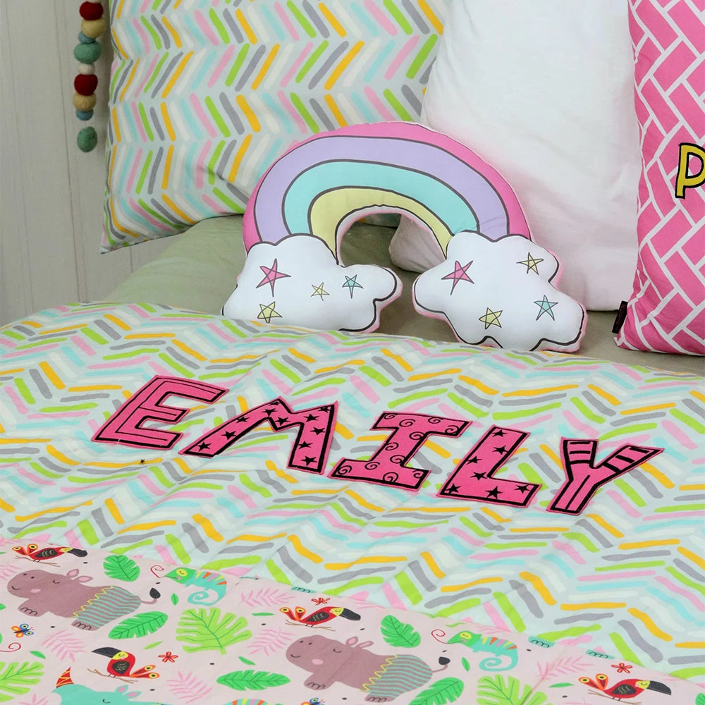 Pink Hippo Comforter