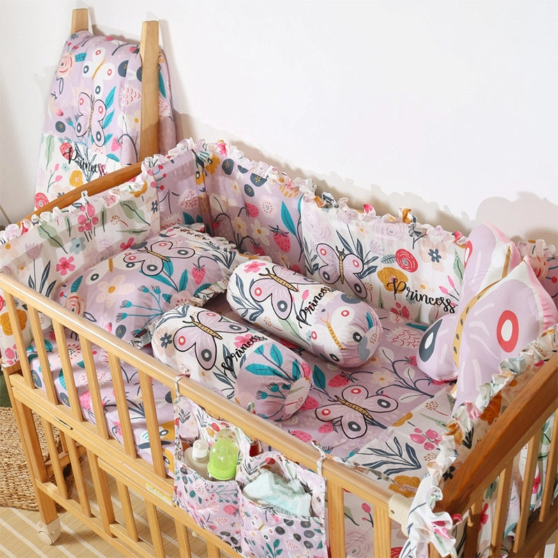 Lilac Garden Baby Bedding Items