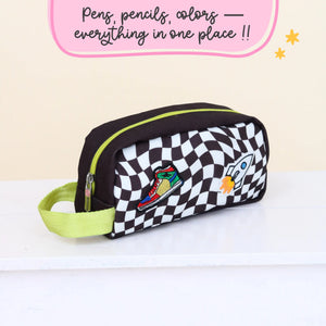 Black Patches Pouch