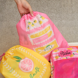 Capri Pink 5 Piece Packing Cube Set