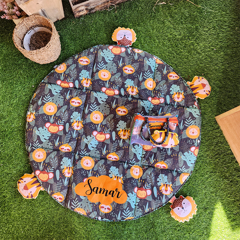 Jungle Quilted Play Mat