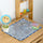 Set of 2 Blue Stripes Table Mat