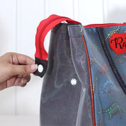 Glow Dino Tote Bag