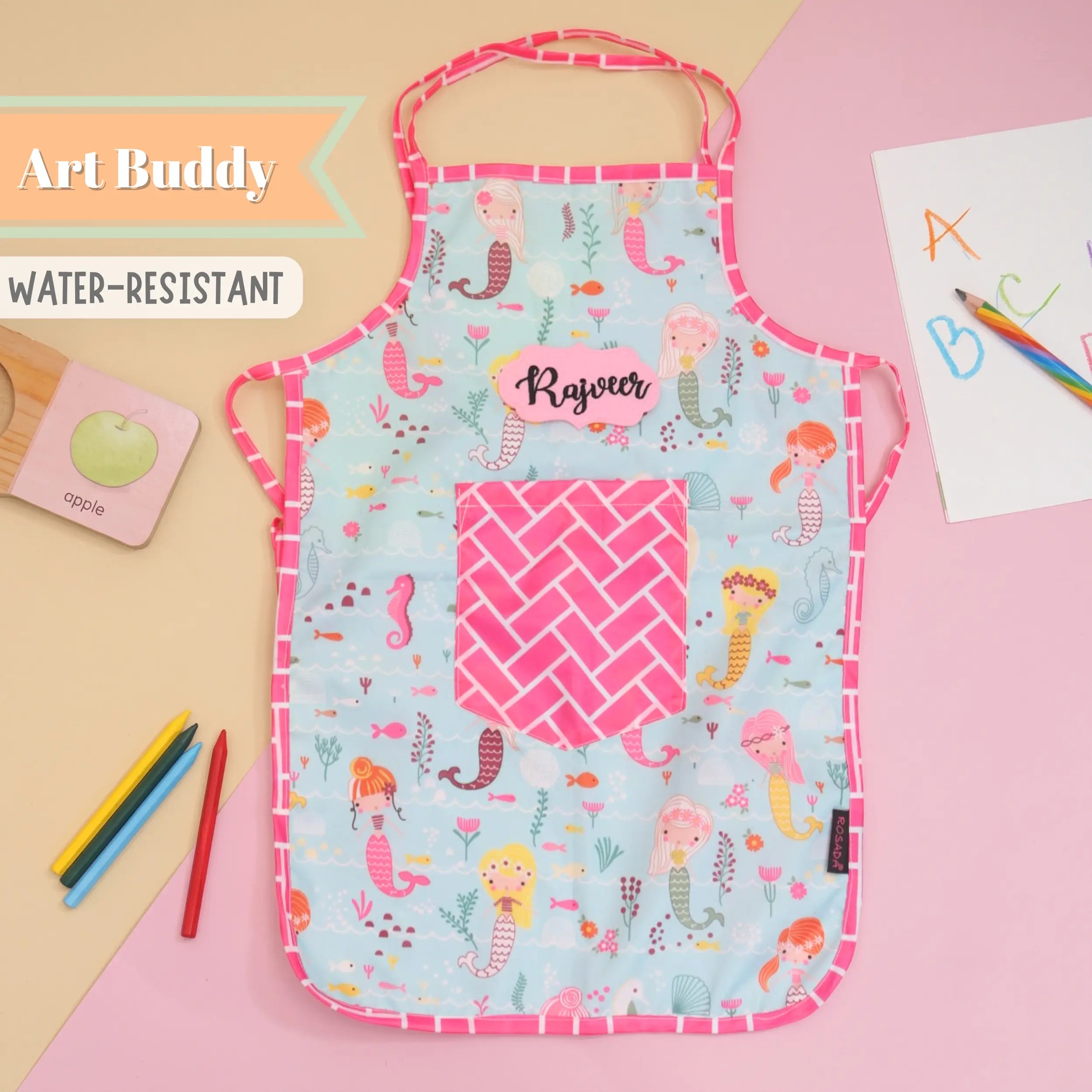 Mermaid Waterproof Art Apron