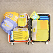 Amalfi Yellow 5 Piece Packing Cube Set