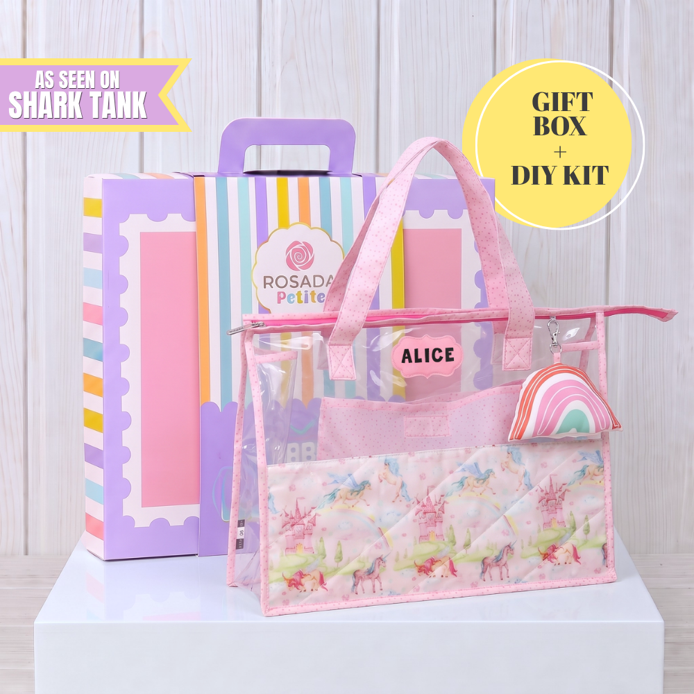 Diy Pink Unicorn Swimming Bag