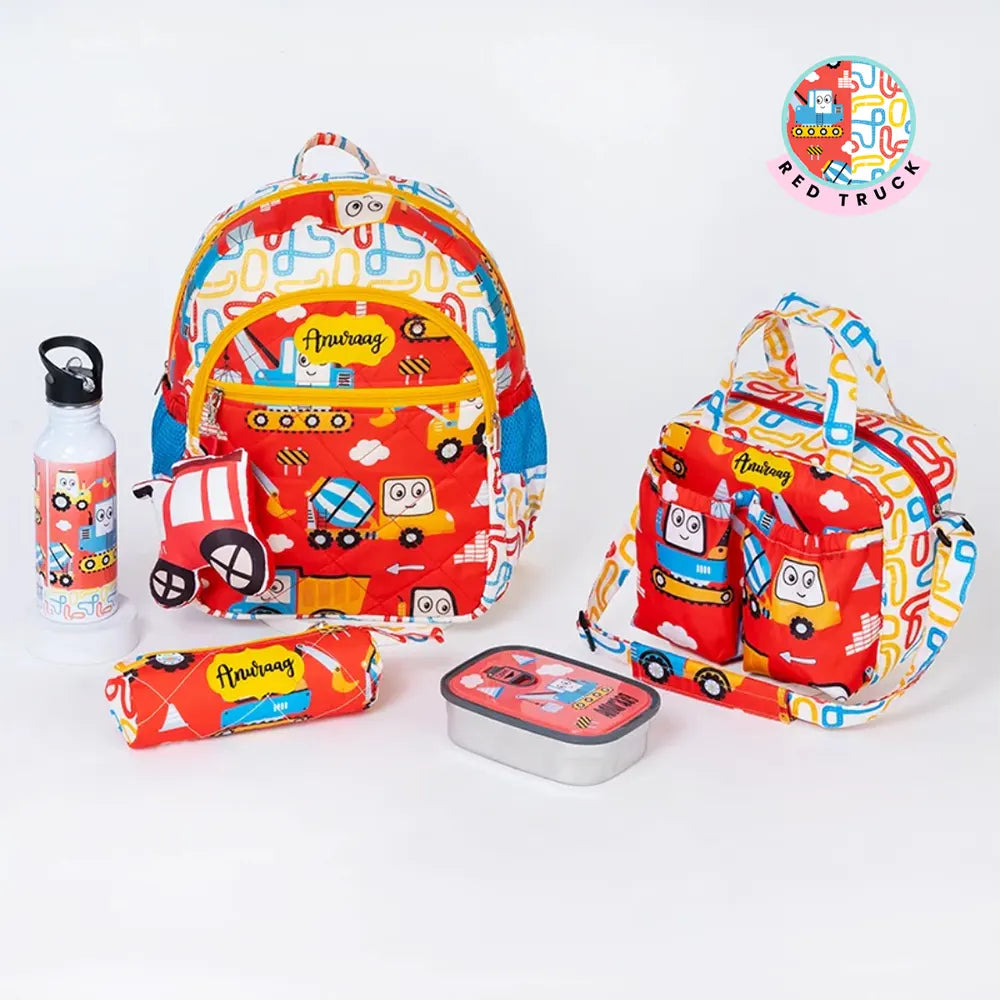 Red Truck School Bag