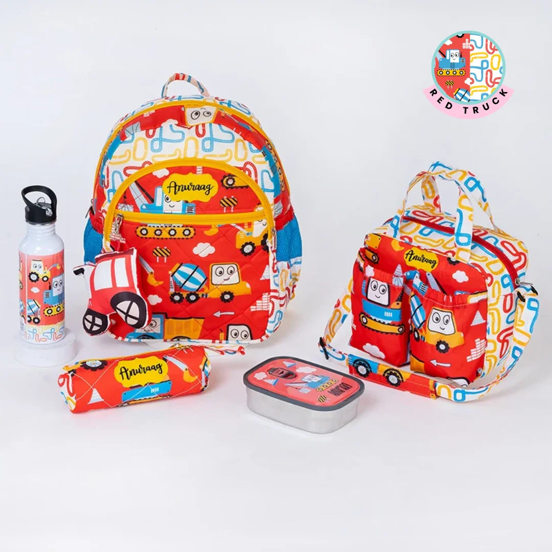 Red Truck School Bag