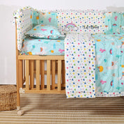 Blue Llama Baby Bedding Items