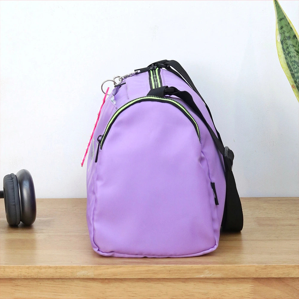 Purple Sports Duffle Bag