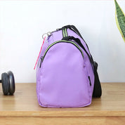 Purple Sports Duffle Bag
