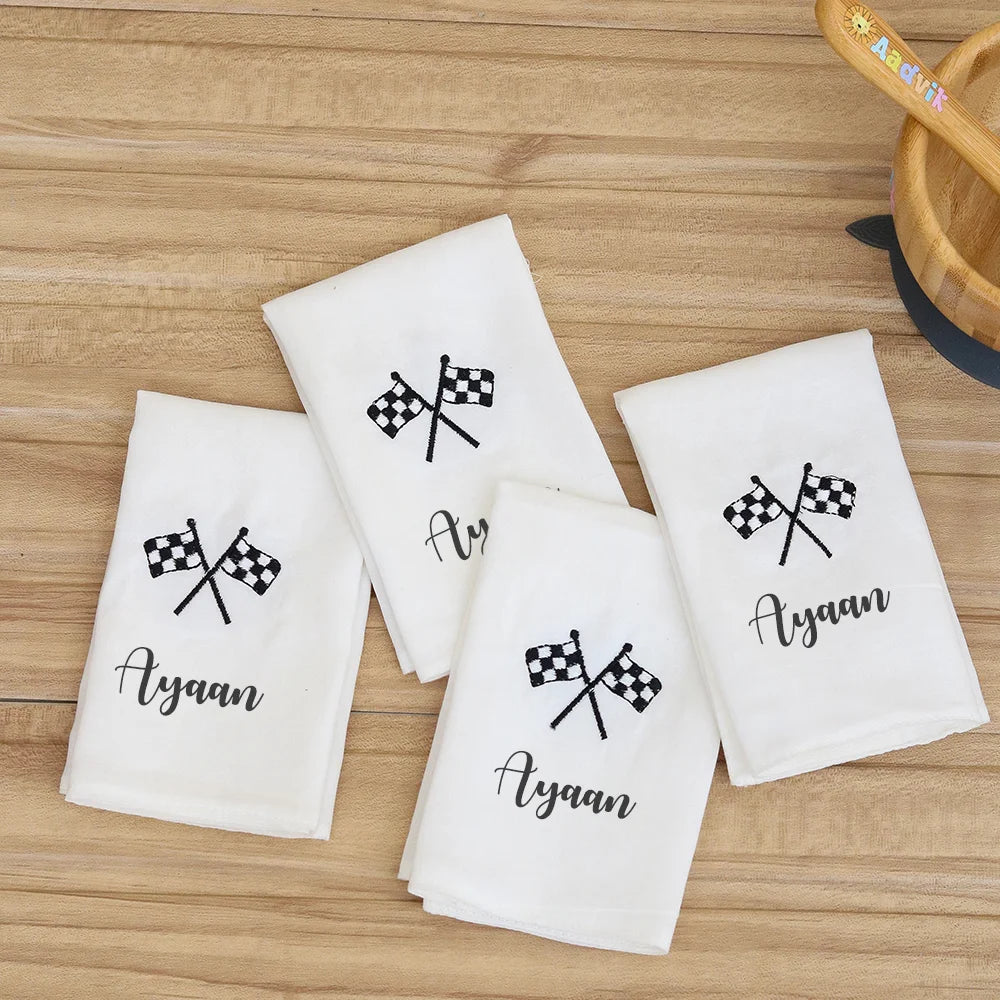 Racer Flag Malmal Napkins Set