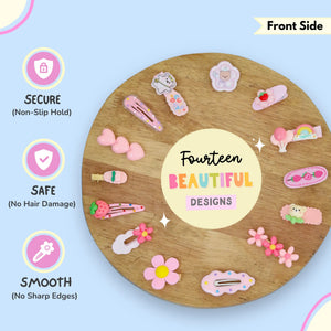 Strawberry Hairclip Set