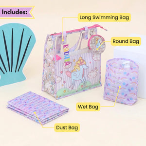 Unicorn Splash Long Swimming Bag