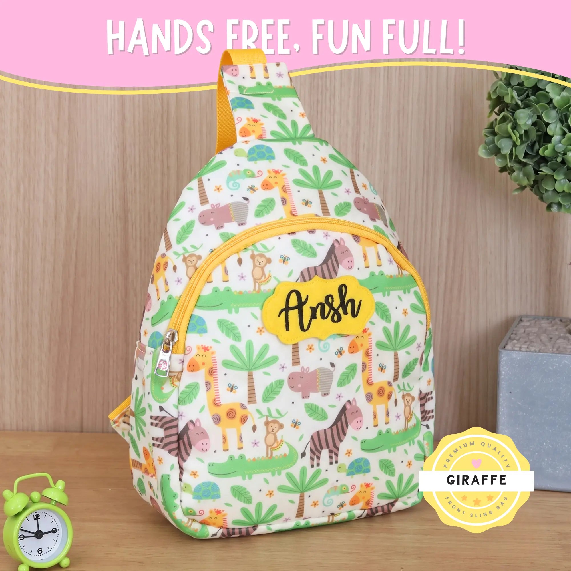 Giraffe Front Sling Bag