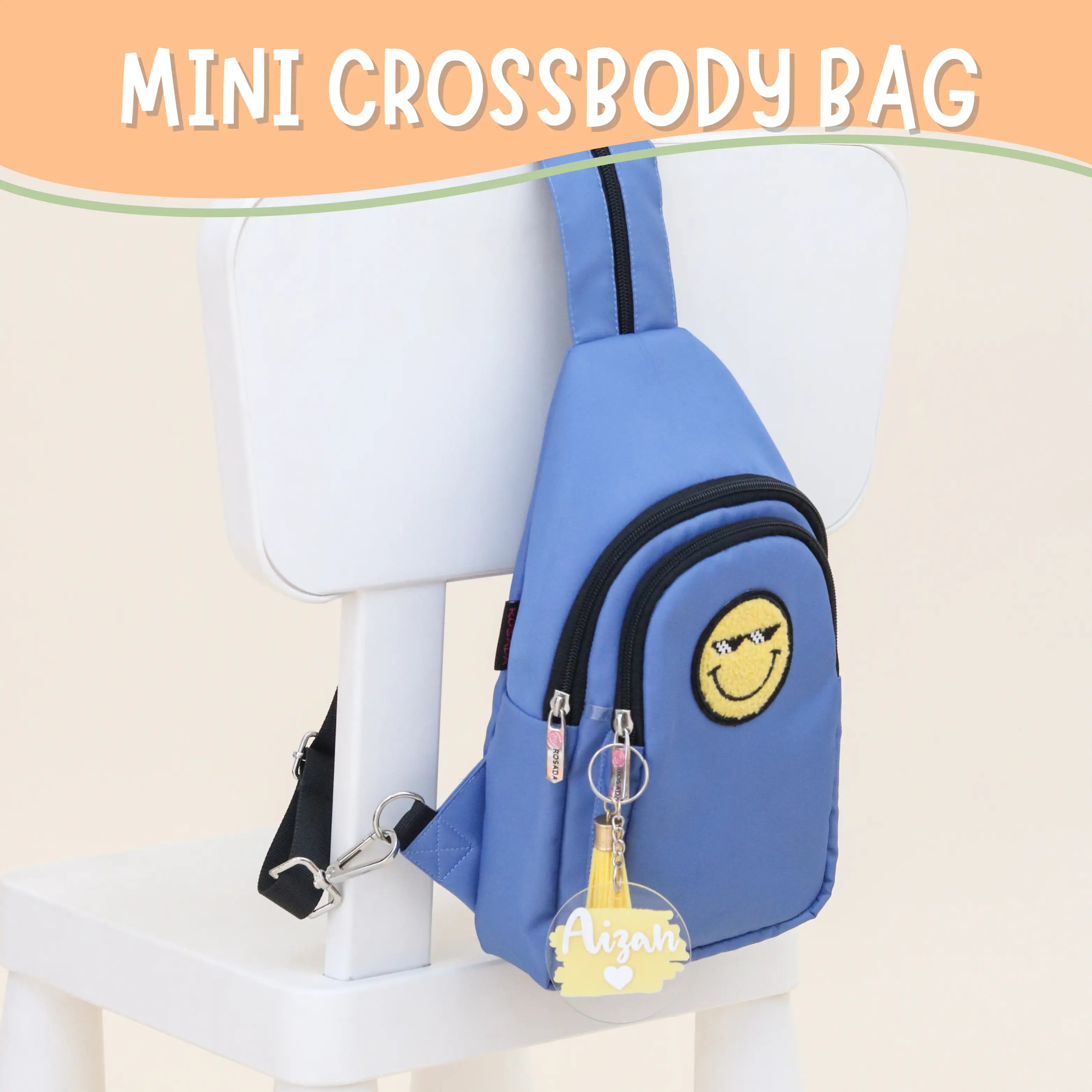 Blue Mini Cross-Body Bag