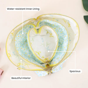 Blue Summer Nested Pouch Set
