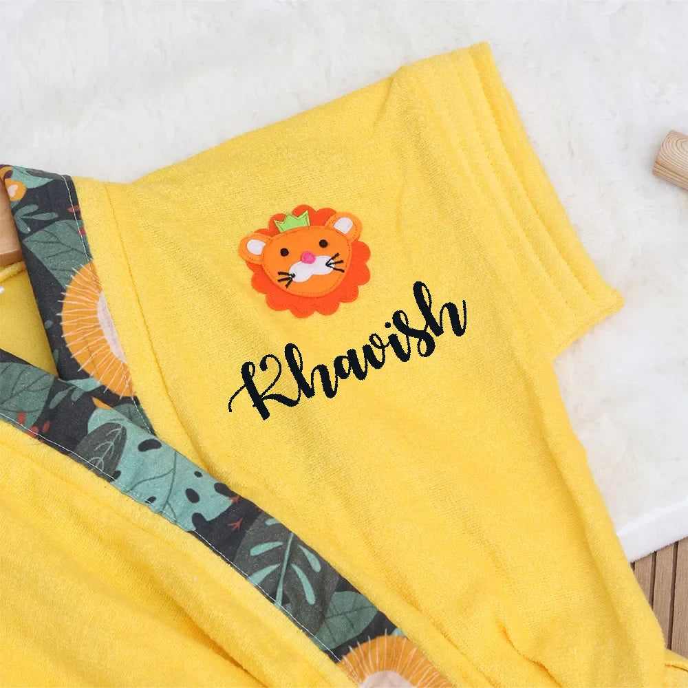 Jungle Print Bathrobe