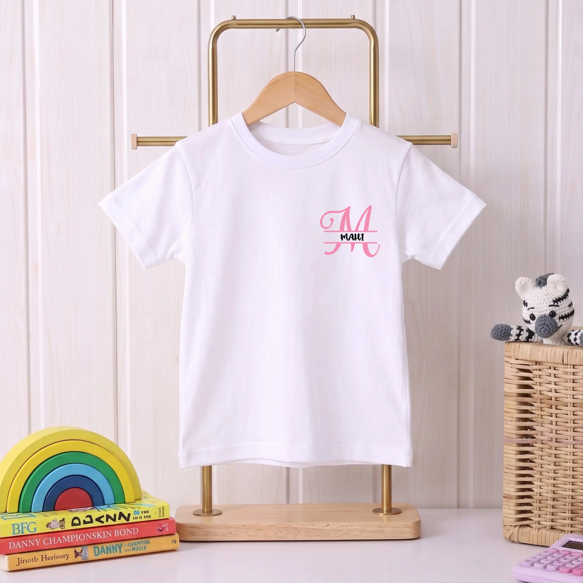 Personalized Name White T-shirt