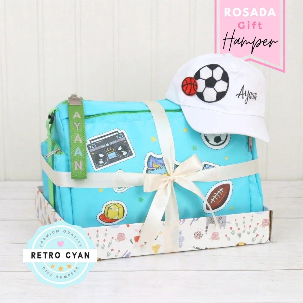 Sports Duffle Bag & Cap Set