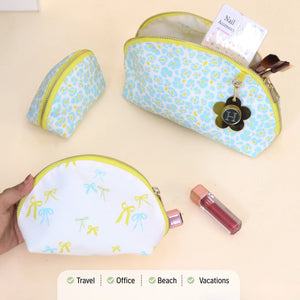 Blue Summer Nested Pouch Set