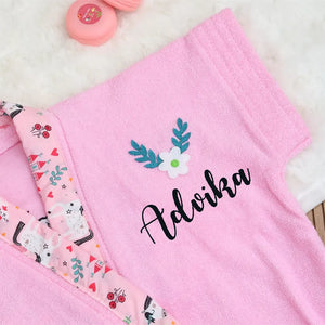 Princess Print Bathrobe