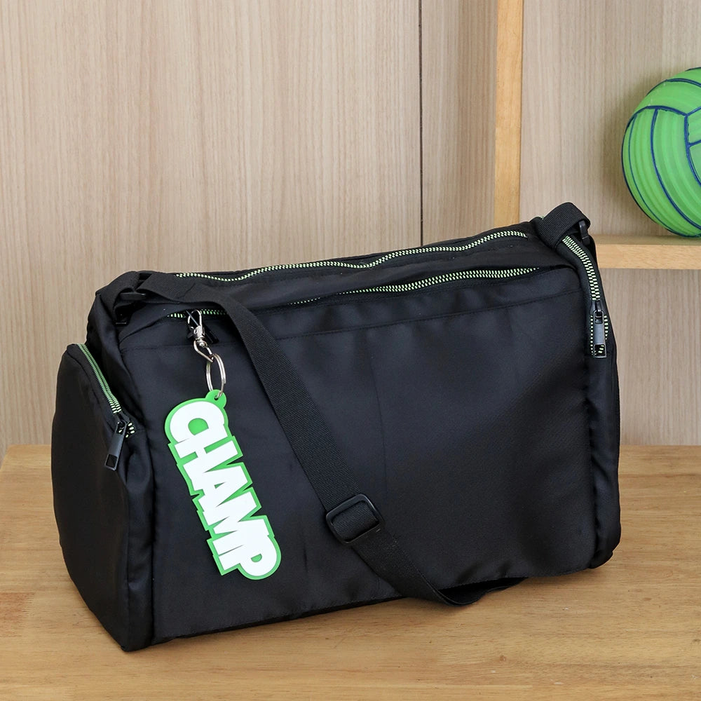 Black Sports Duffle Bag