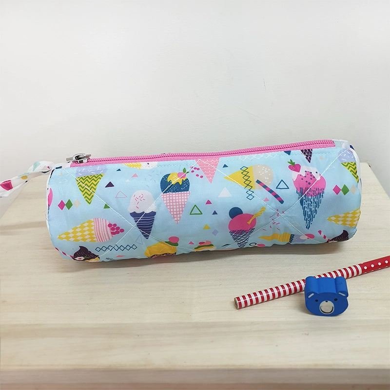 Round Pencil Pouch - Ice-cream