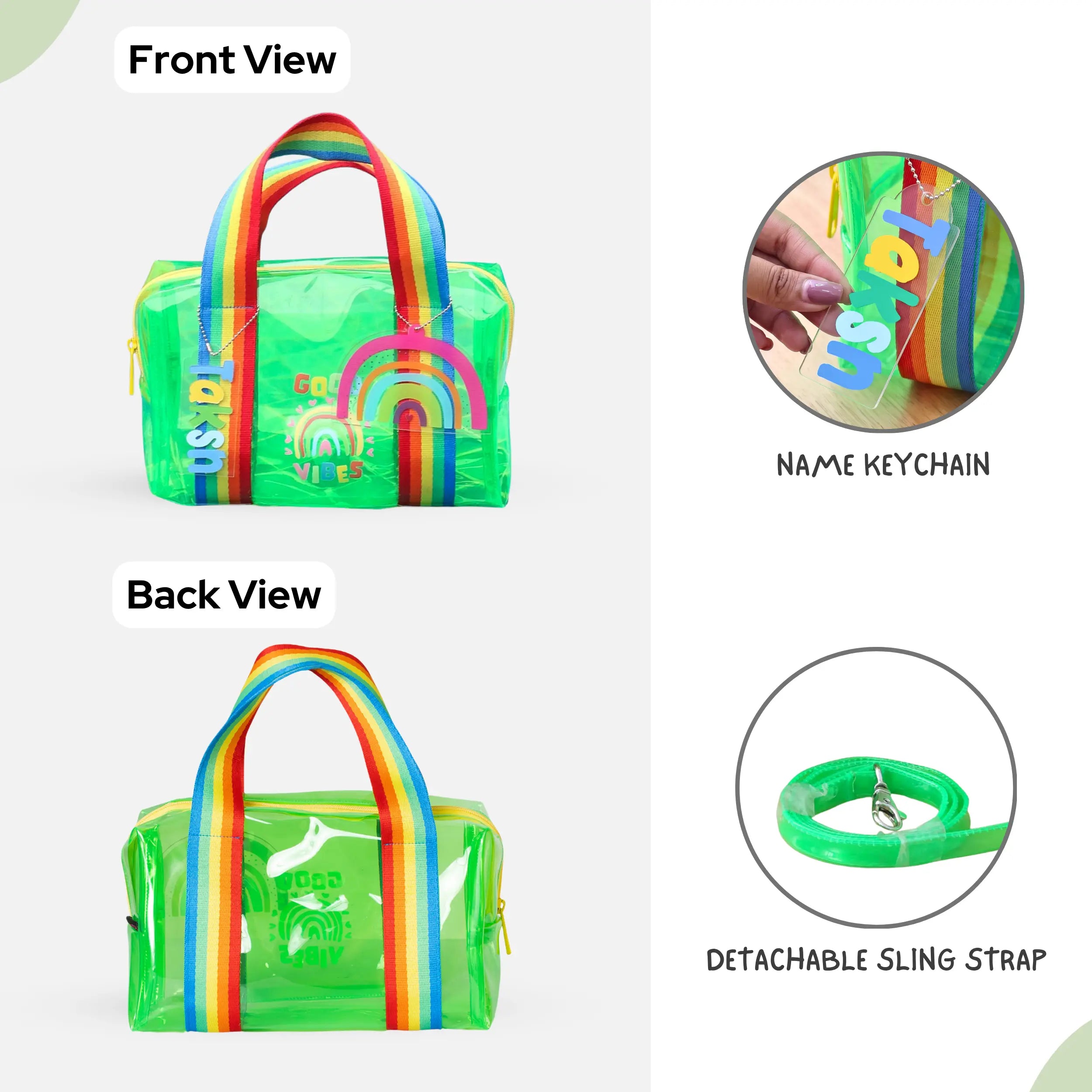 Rainbow Jelly Hand Bag – Rosada Baby