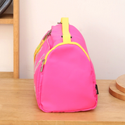 Retro Pink Yellow Sports Duffle Bag