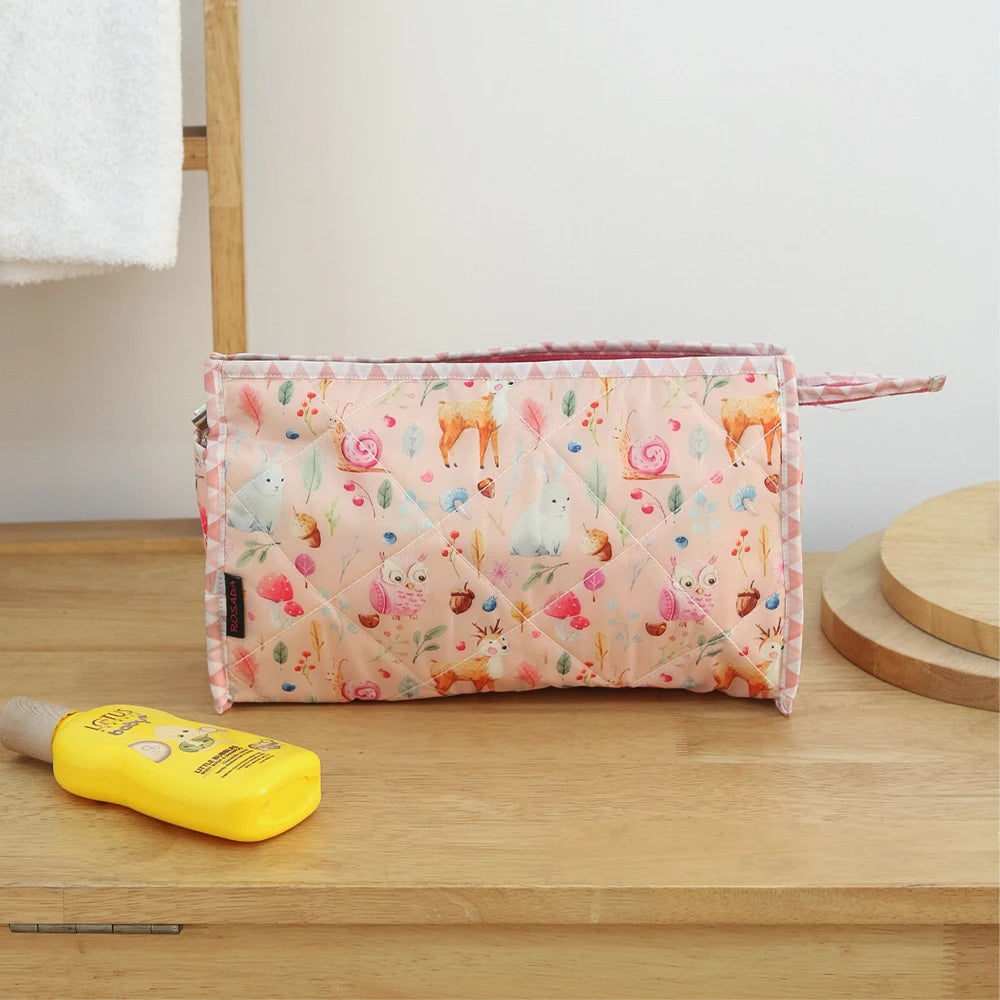 3-Zip Toiletries Kit - Forest Deer