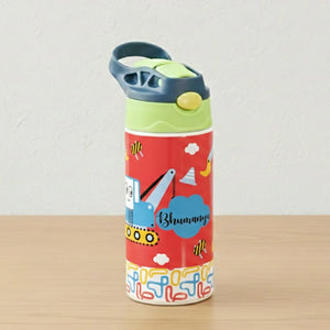 Insulated Steel Sipper Bottle (350ml) - Red Truck