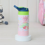 Insulated Steel Sipper Bottle (350ml) - Pink Unicorn
