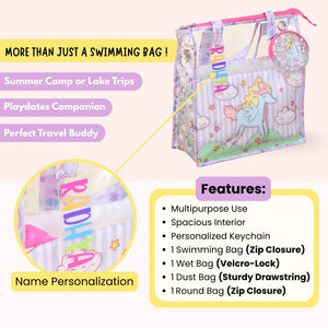 Unicorn Splash Long Swimming Bag