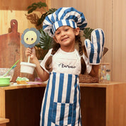 Blue White Cooking Apron