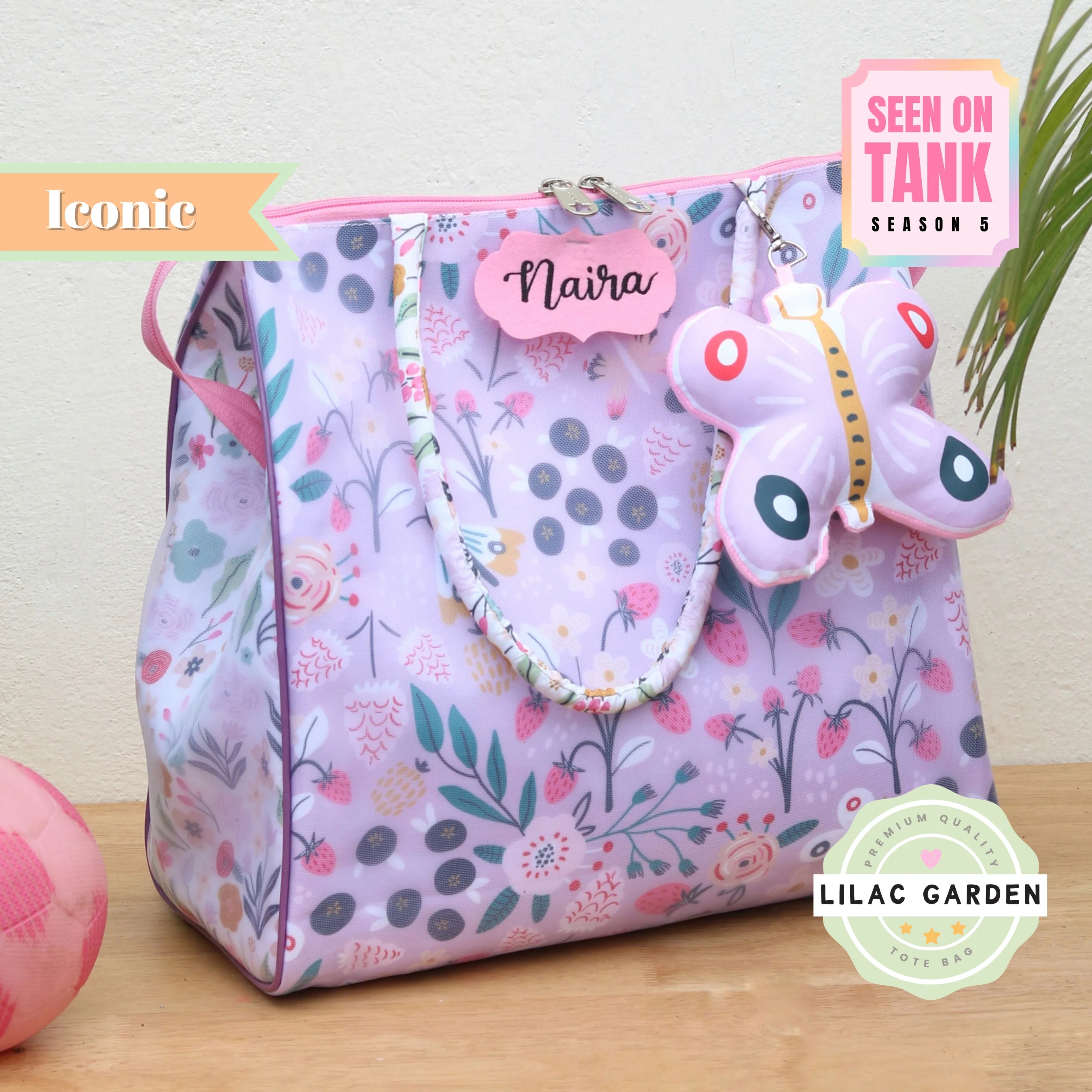 Lilac Garden Tote Bag