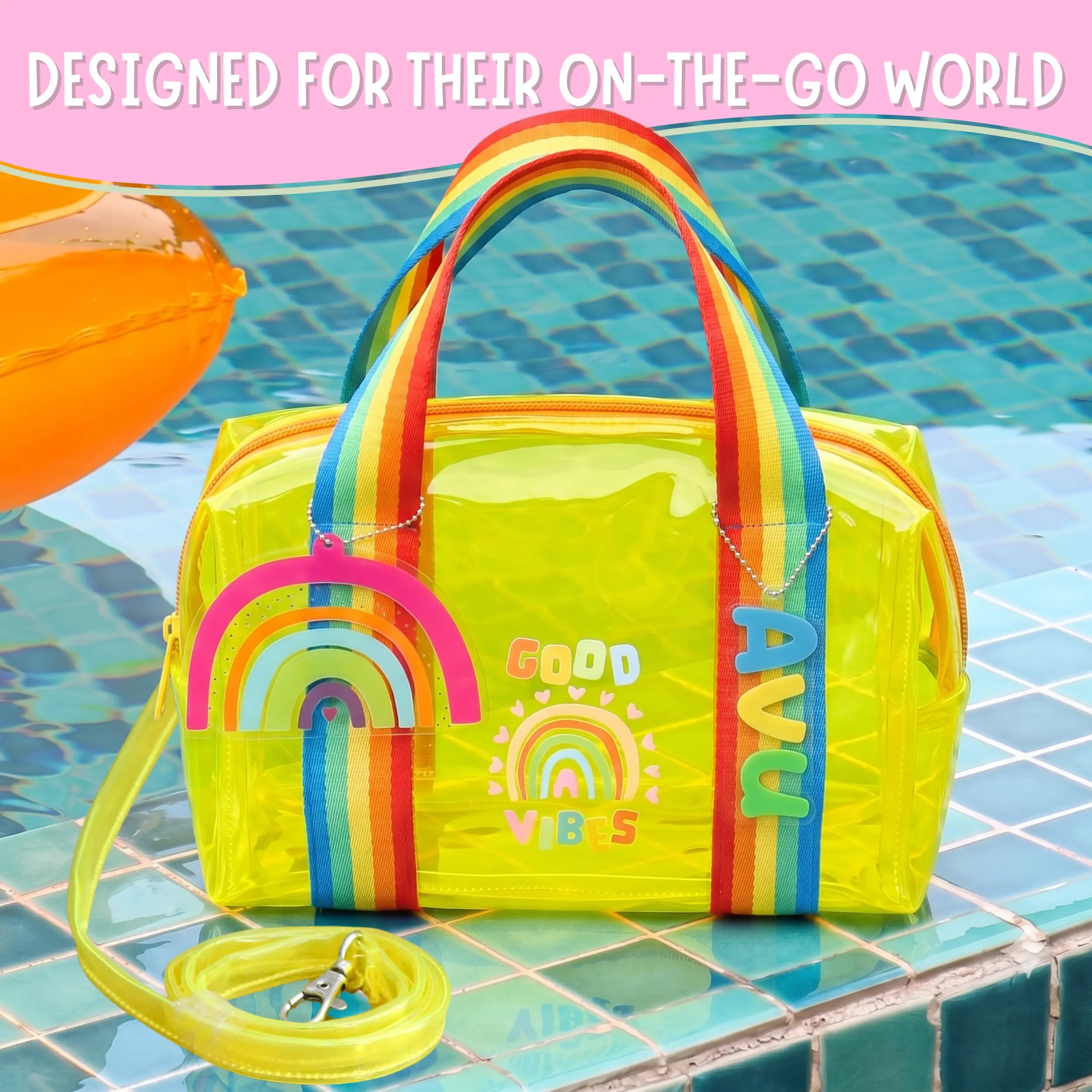 Rainbow Jelly Hand Bag