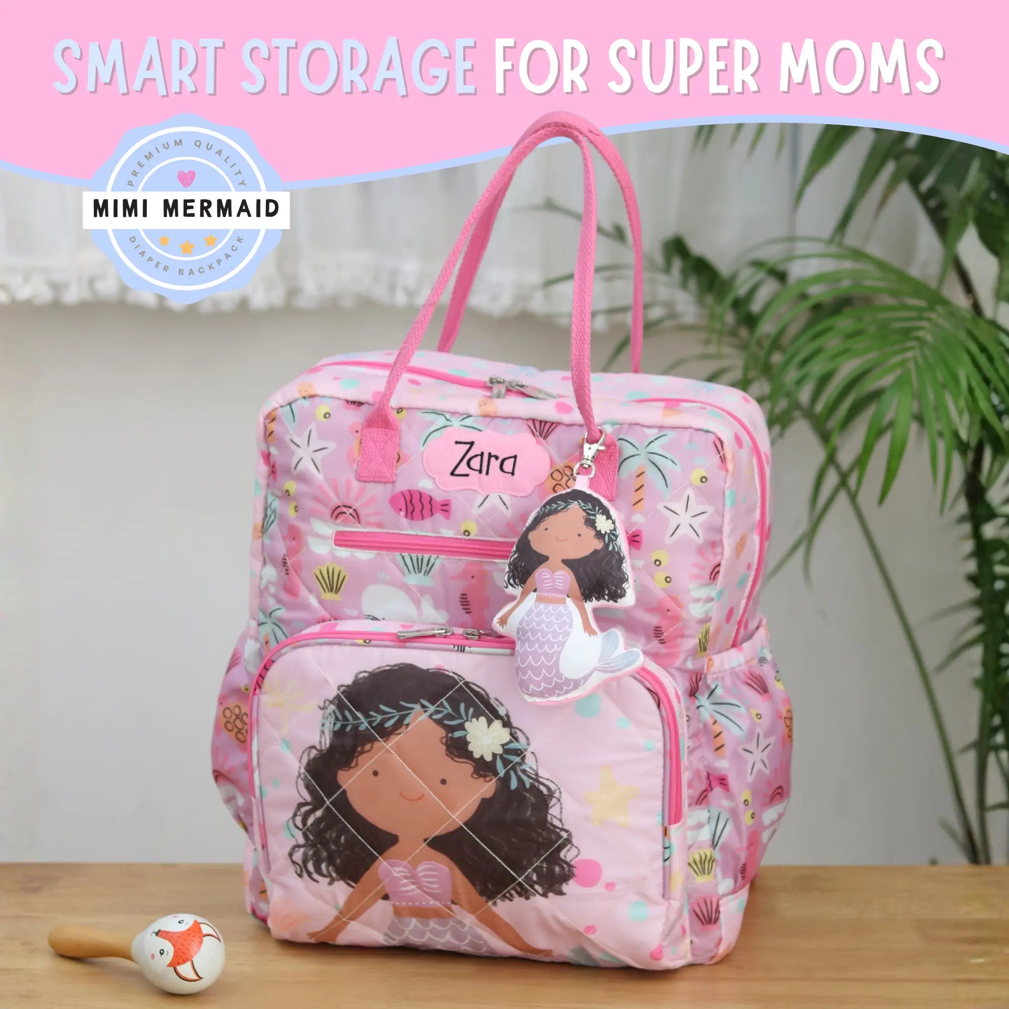 Mimi Mermaid Diaper Backpack