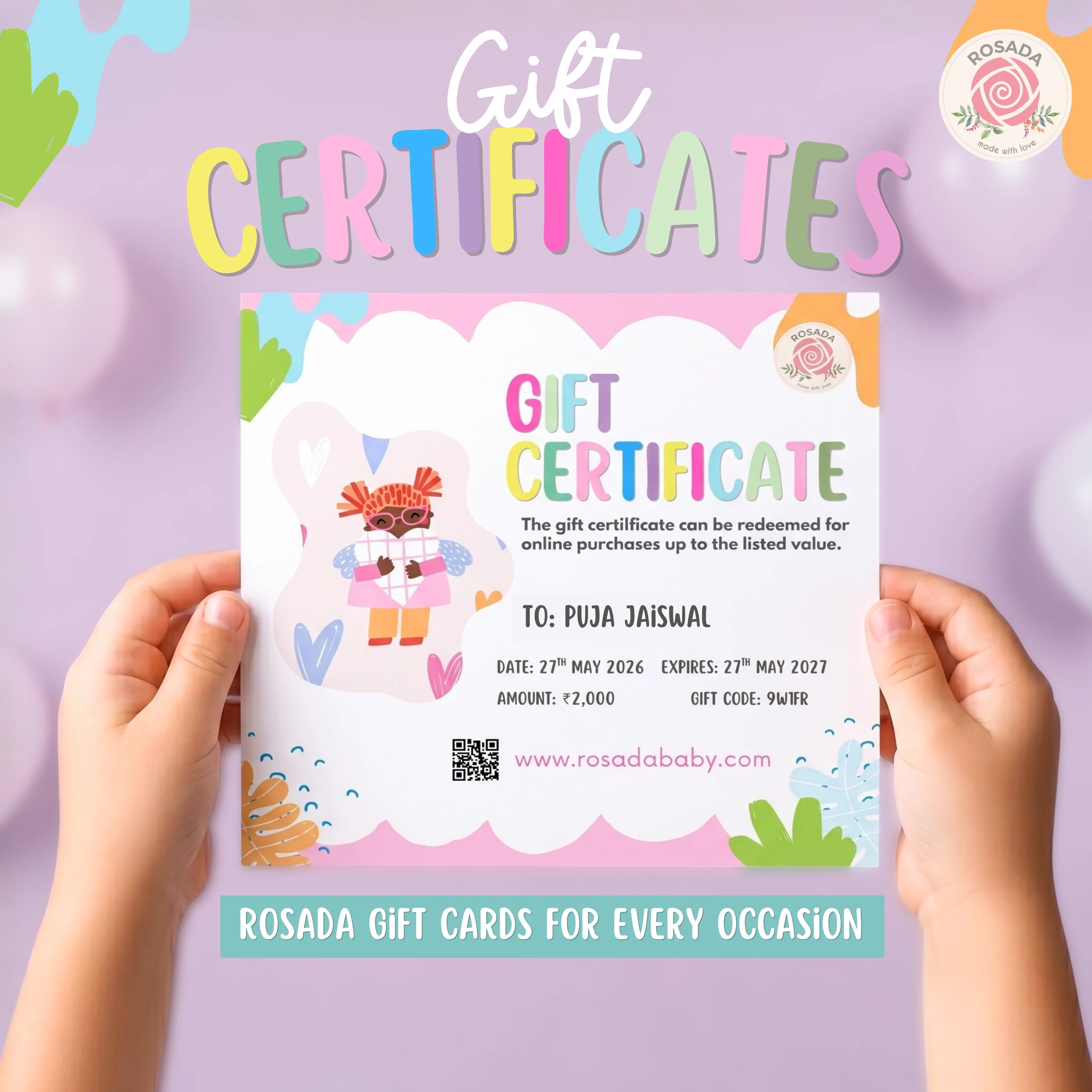 Rosada Gift Card