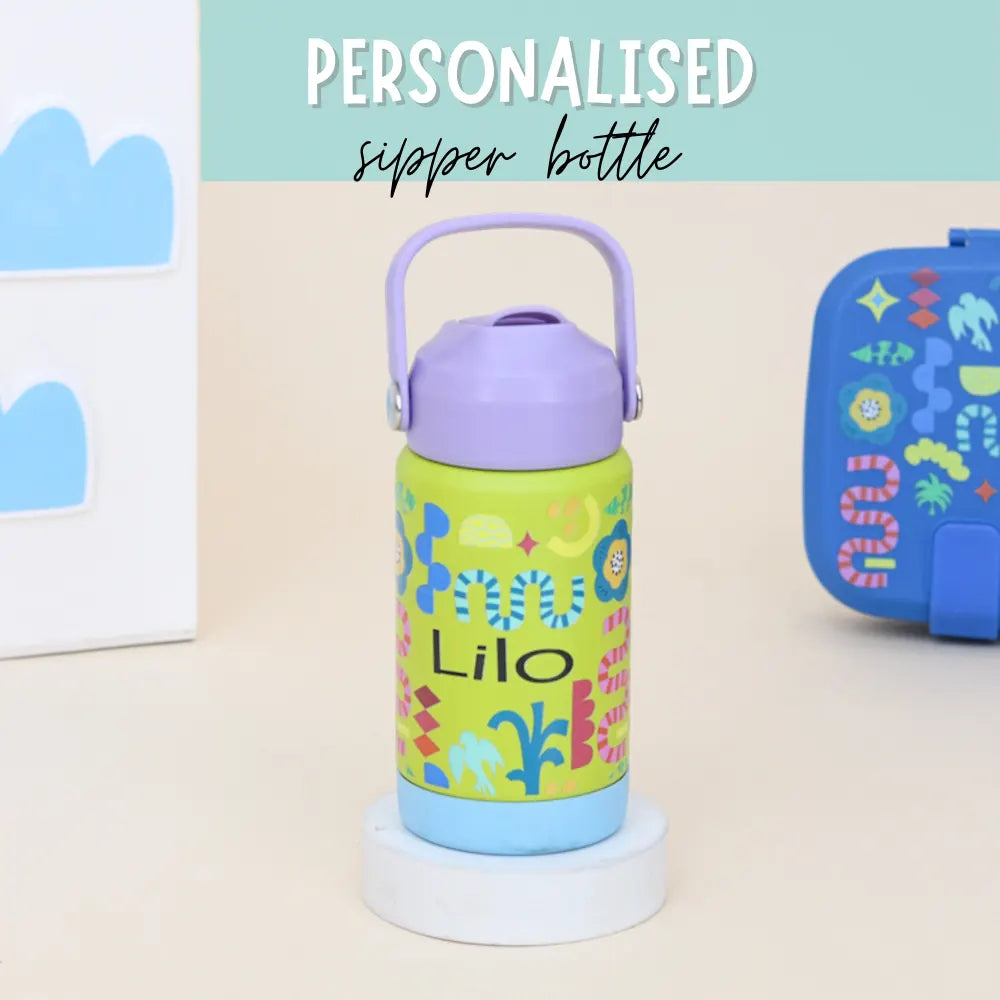 Insulated Handle Sipper Bottle.
